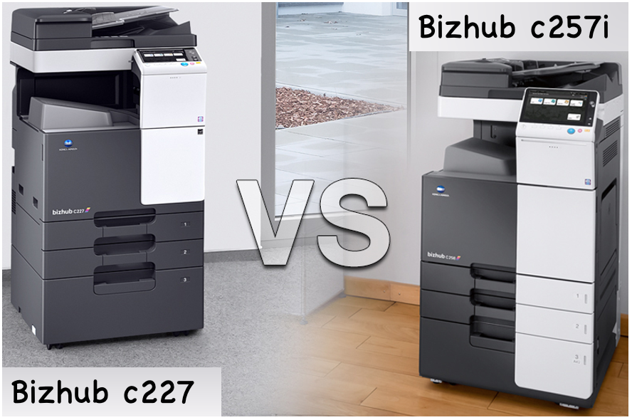 Konica Minolta bizhub c227i vs c257i